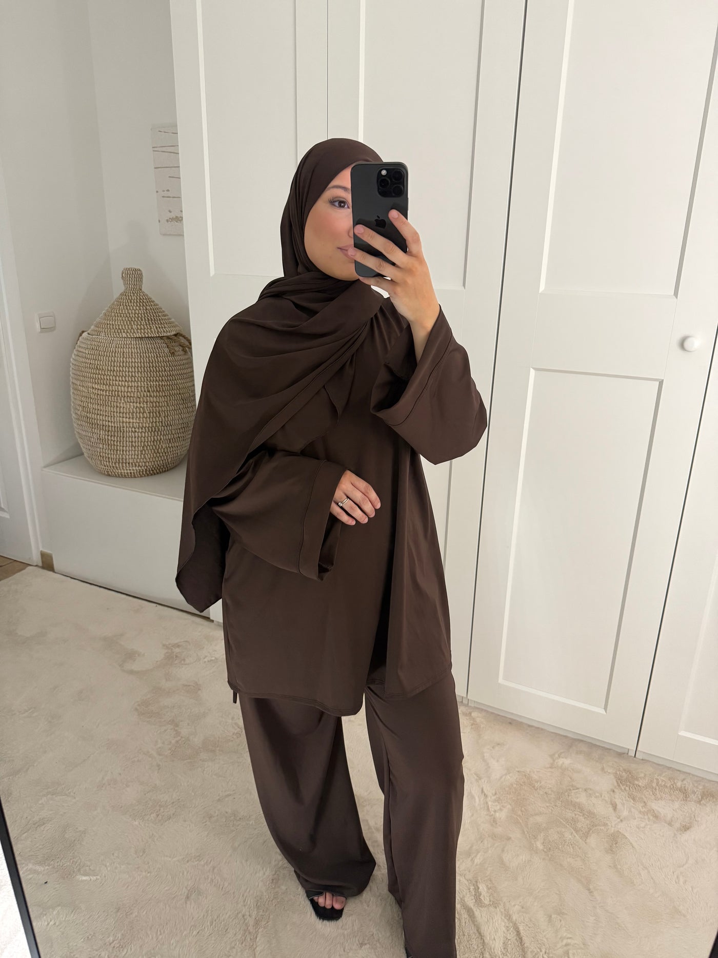 Burkini 3 pièces chocolat