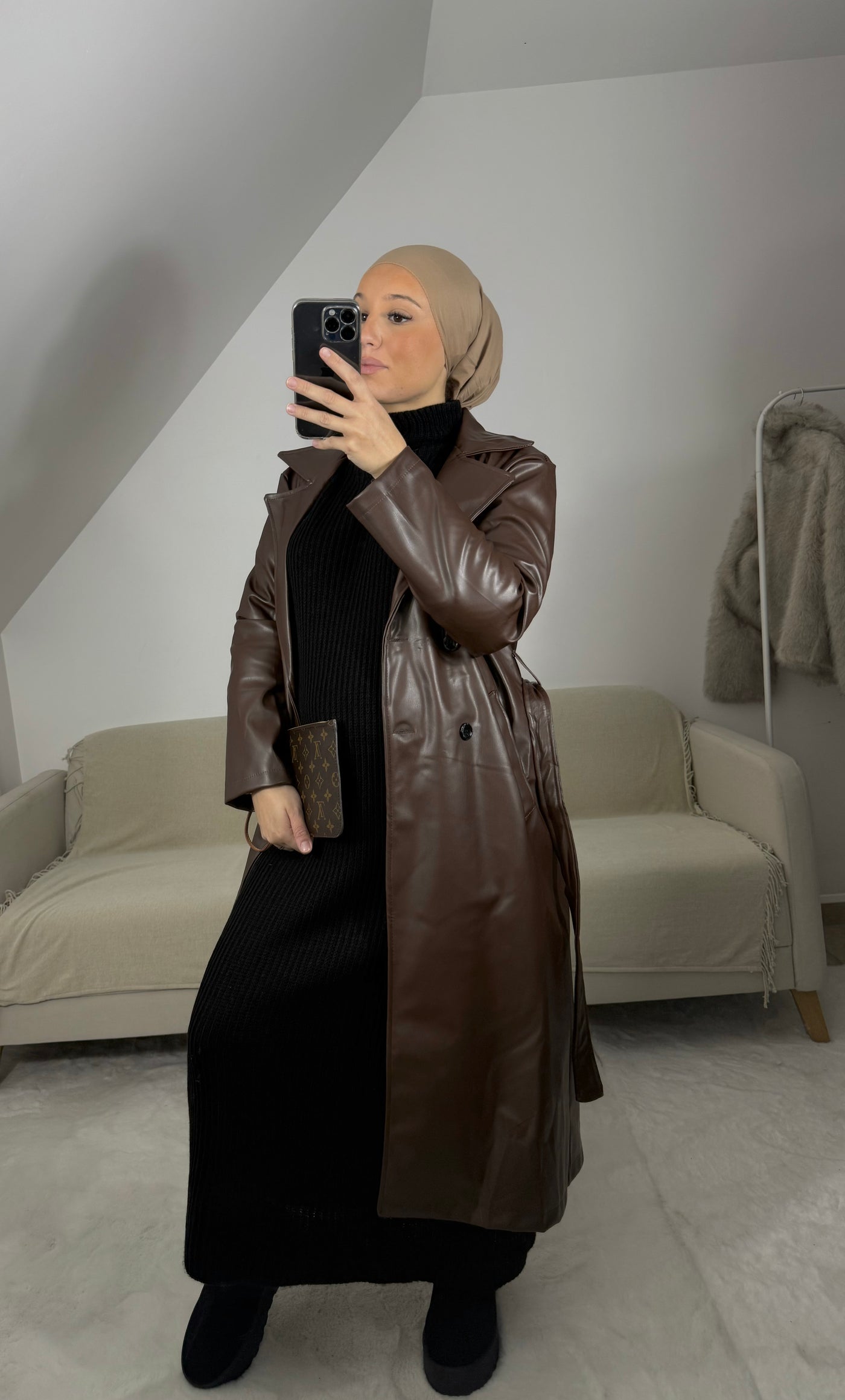 Trench simili choco